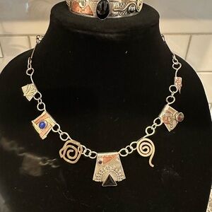 Sterling silver cuff bracelet: One of a kind